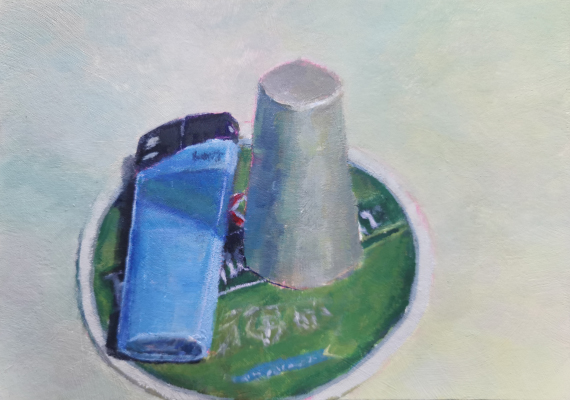 Still life<br>
A5 - acrylic on paper
