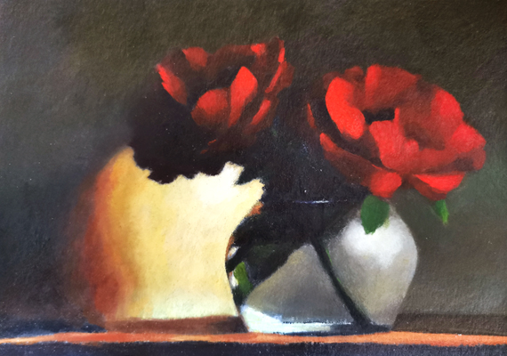 Still life<br>
A5 - acrylic on paper