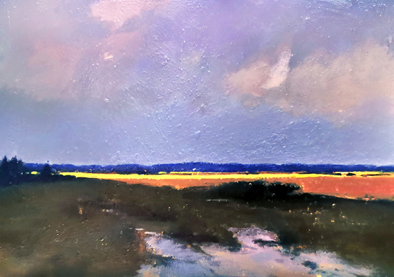 Landscape<br>
A5 - acrylic on paper