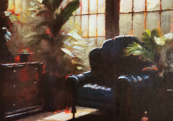Room interior<br>
A5 - acrylic on paper