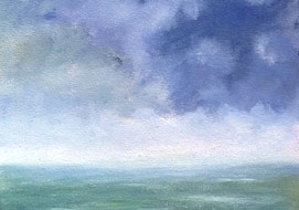 Landscape<br>
A5 - acrylic on paper